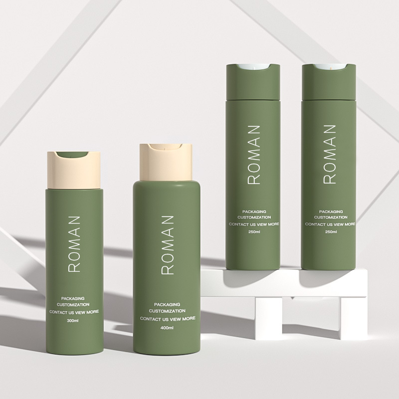 Imballaggio cosmetico da 100 ml 200 ml 250 ml 500 ml Spremere la bottiglia di lozione per bottiglia di shampoo per animali domestici in plastica con tappo a disco