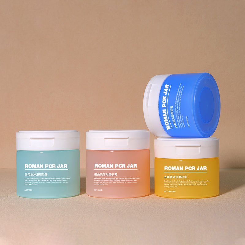 120g 150g 200g 250g Base rotonda PCR Bocca larga Vasetti cosmetici Corpo Viso Crema idratante Vaso opaco Confezione per la cura della pelle 120g 150g 200g 250g Base rotonda PCR Bocca larga Vasetti cosmetici Corpo Viso Crema idratante Vaso opaco Confezione per la cura della pelle