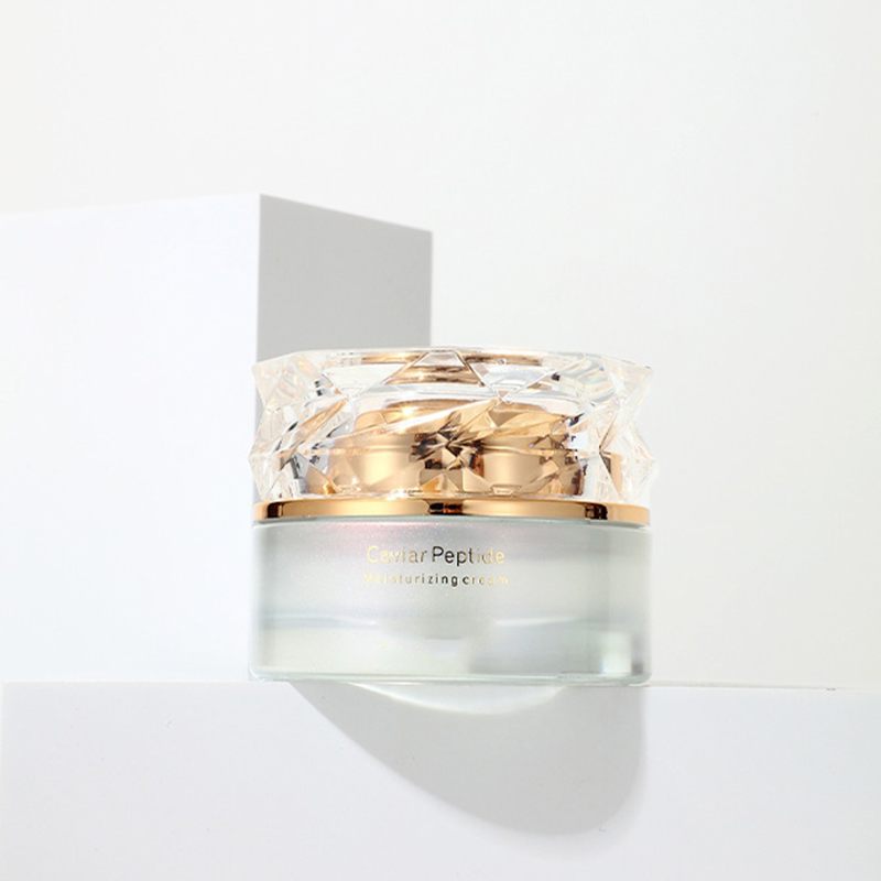 Set di imballaggi cosmetici sfumati colorati Flacone di lozione in vetro per la cura della pelle in barattolo di crema per il viso vuoto stampato con pompa Set di imballaggi cosmetici sfumati colorati Flacone di lozione in vetro per la cura della pelle in barattolo di crema per il viso vuoto stampato con pompa