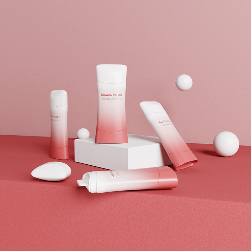 Confezione di deodorante in plastica per tubo contenitore in stick per protezione solare roll-on twist up in plastica vuota da 75 ml Confezione di deodorante in plastica per tubo contenitore in stick per protezione solare roll-on twist up in plastica vuota da 75 ml