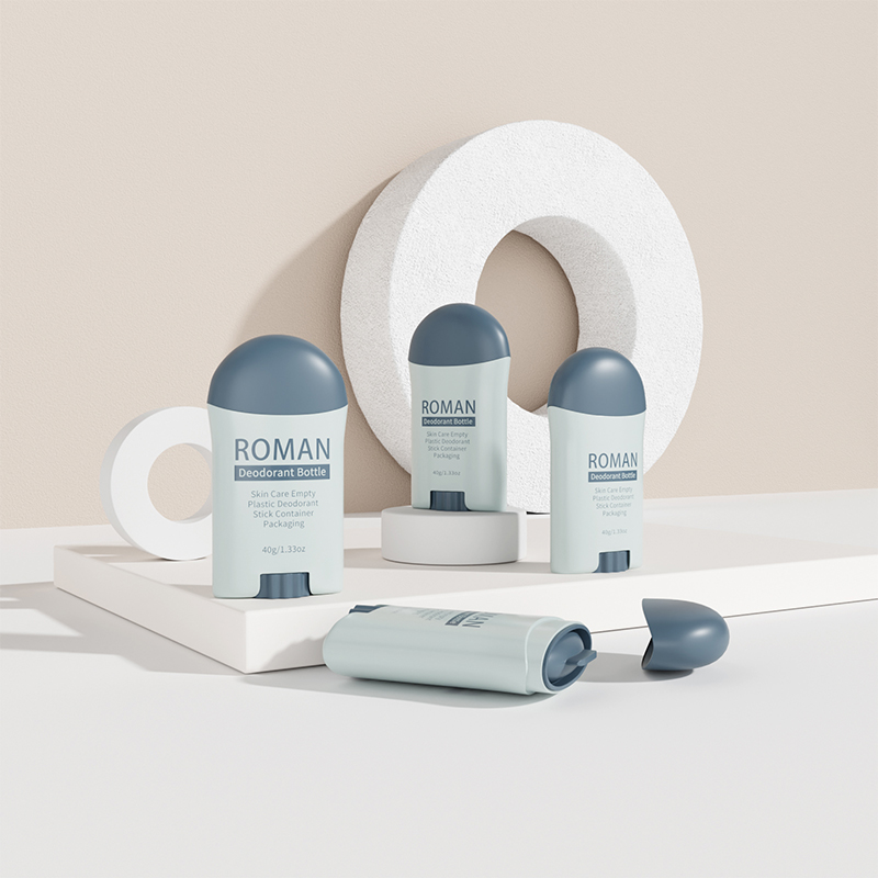 Confezione di deodorante in plastica per tubo contenitore in stick per protezione solare roll-on twist up in plastica vuota da 75 ml Confezione di deodorante in plastica per tubo contenitore in stick per protezione solare roll-on twist up in plastica vuota da 75 ml