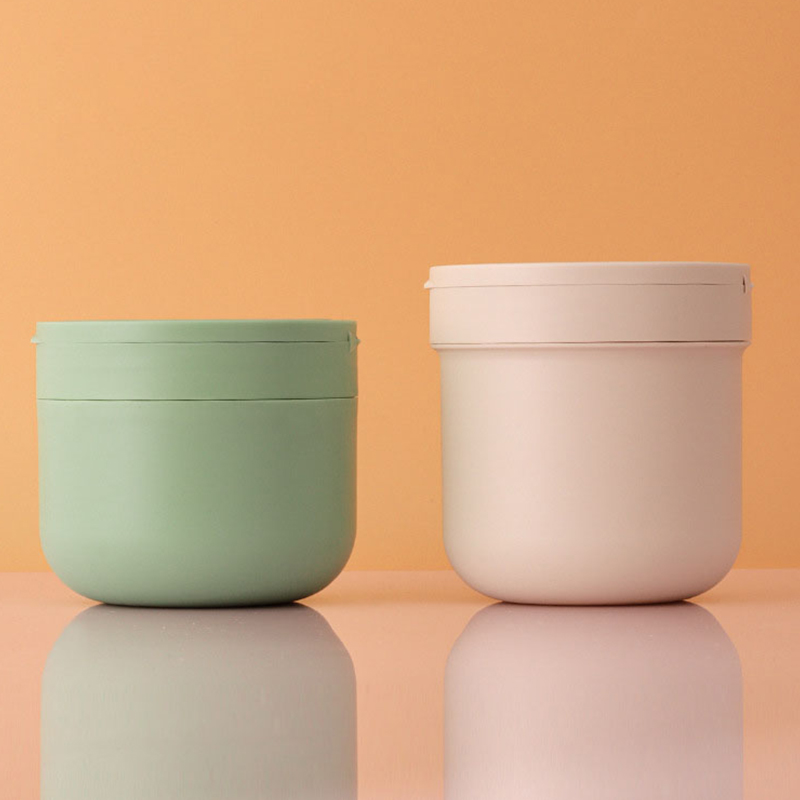 200g 300g 400g plastica satinata rotonda cosmetica maschera per la cura della pelle vaso di crema sbiancante rimozione lentiggine contenitore per la protezione solare con cucchiaio 200g 300g 400g plastica satinata rotonda cosmetica maschera per la cura della pelle vaso di crema sbiancante rimozione lentiggine contenitore per la protezione solare con cucchiaio