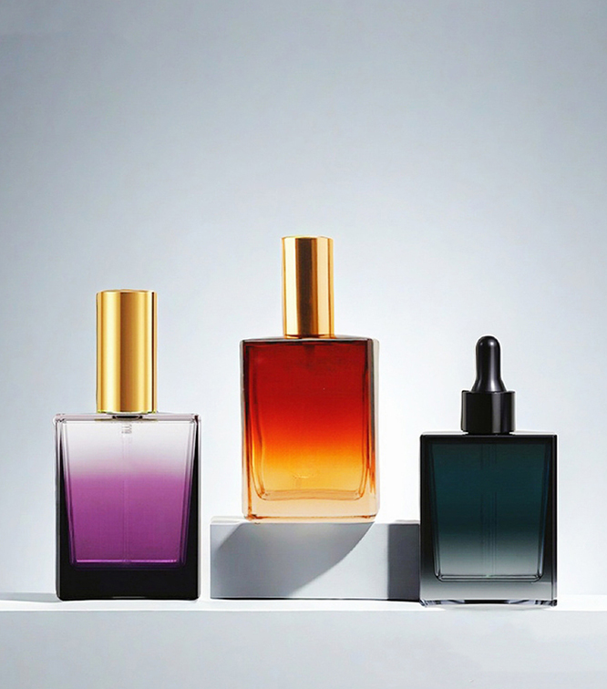 Bottiglia cosmetica in vetro