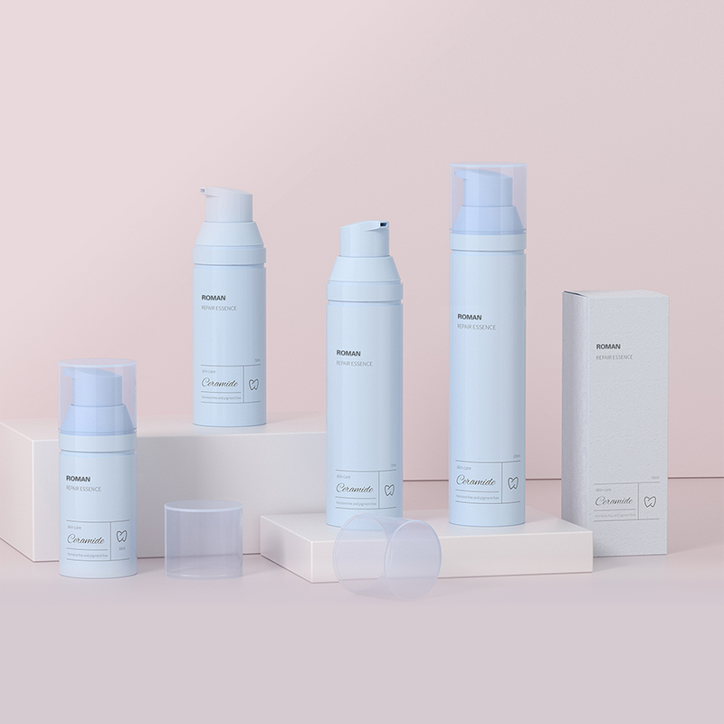 Flacone con pompa airless per crema viso cosmetica Spf Contenitore per crema solare Confezione cosmetica di alta qualità