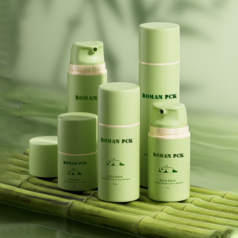 Vuoto fondotinta ricaricabile Primer Crema per il viso Crema per gli occhi Set di flaconi airless Bottiglie con pompa airless Confezione cosmetica di lusso