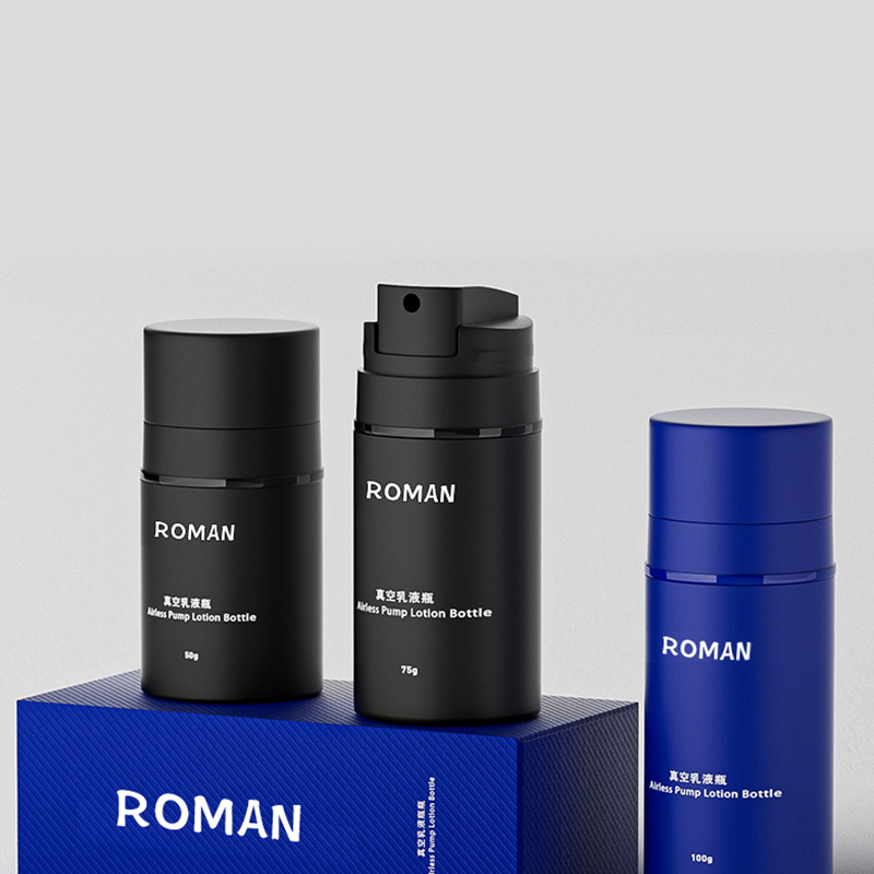 Bottiglia di lozione nera opaca 15ml 30ml 50ml 100ml 120ml 150ml Bottiglia senz'aria per pompa per essenza per la cura della pelle per imballaggio cosmetico Bottiglia di lozione nera opaca 15ml 30ml 50ml 100ml 120ml 150ml Bottiglia senz'aria per pompa per essenza per la cura della pelle per imballaggio cosmetico