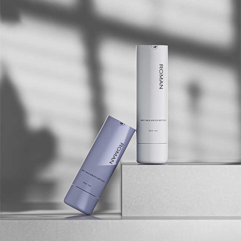 Flacone con pompa airless in plastica arancione da 15 ml 30 ml 50 ml in PP per quanto riguarda l'imballaggio del siero cosmetico per la cura della pelle della lozione crema Flacone con pompa airless in plastica arancione da 15 ml 30 ml 50 ml in PP per quanto riguarda l'imballaggio del siero cosmetico per la cura della pelle della lozione crema