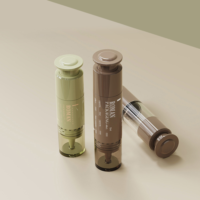 Siringa per imballaggio cosmetico da 10 ml 15 ml 20 ml Siringa per crema per gli occhi personalizzata Cosmetici Bottiglia airless per lozione di plastica portatile Siringa per imballaggio cosmetico da 10 ml 15 ml 20 ml Siringa per crema per gli occhi personalizzata Cosmetici Bottiglia airless per lozione di plastica portatile