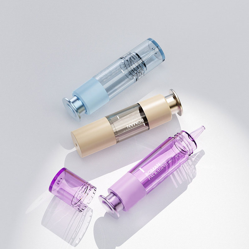 Siringa per imballaggio cosmetico da 10 ml 15 ml 20 ml Siringa per crema per gli occhi personalizzata Cosmetici Bottiglia airless per lozione di plastica portatile Siringa per imballaggio cosmetico da 10 ml 15 ml 20 ml Siringa per crema per gli occhi personalizzata Cosmetici Bottiglia airless per lozione di plastica portatile