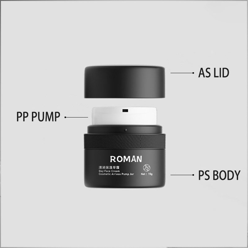 15ml 30ml 50ml Bianco Nero Doppia parete Vuota PP Plastica Ricarica Presse Airless Crema idratante Lozione Crema Bottiglia di siero con pompa 15ml 30ml 50ml Bianco Nero Doppia parete Vuota PP Plastica Ricarica Presse Airless Crema idratante Lozione Crema Bottiglia di siero con pompa