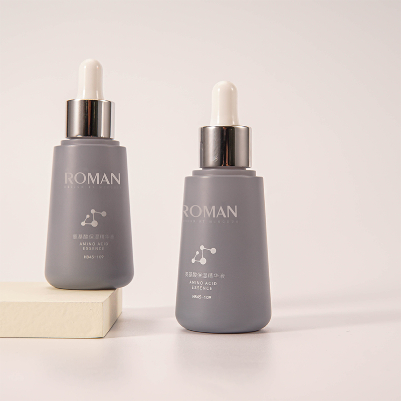 Svuota la bottiglia contagocce di siero cosmetico in plastica satinata colorata da 1 oz 5 ml 10 ml 15 ml 30 ml 50 ml per la cura della pelle