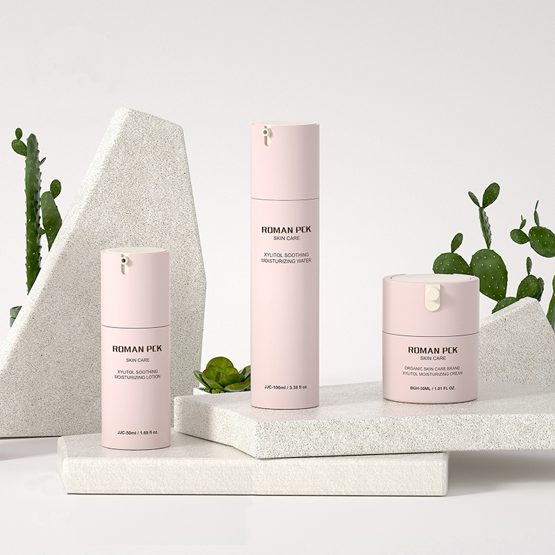 Imballaggio cosmetico viso in plastica vuoto Vasetti per pompa airless da 15 ml 30 ml 50 ml Barattolo di plastica glassato Crema per gli occhi Siero Barattoli airless