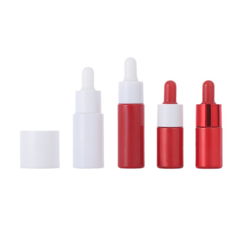 Moda Ambra trasparente 10ml 15ml 20ml 30ml 40ml 50ml Cilindro Piccolo flacone contagocce in plastica Siero Olio essenziale per cosmetici Moda Ambra trasparente 10ml 15ml 20ml 30ml 40ml 50ml Cilindro Piccolo flacone contagocce in plastica Siero Olio essenziale per cosmetici