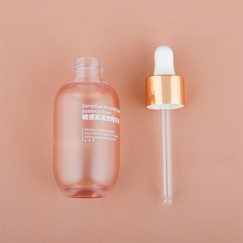 Bottiglia di siero di olio essenziale per la cura della pelle 1 oz 2 oz 4 oz 100 ml 5 ml 10 ml 30 ml Verde Bule Matte Tintura Contagocce Boston Bottiglia di plastica grande per la pancia