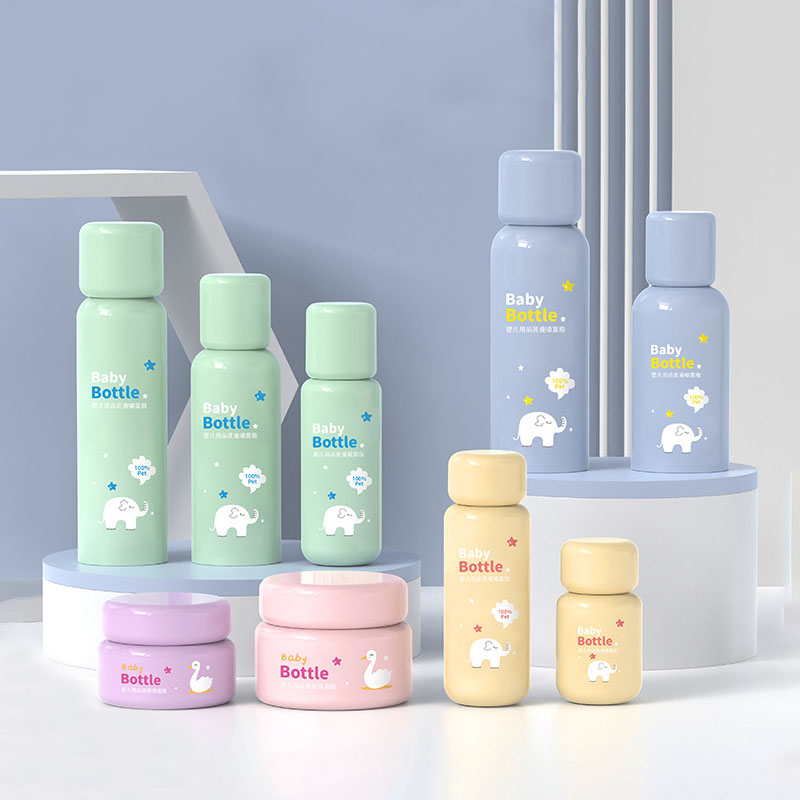 Flacone cosmetico in plastica PET da 50 ml 100 ml 120 ml 150 ml 200 ml per protezione solare disinfettante umidità nebbia spray profumo olio essenziale uso