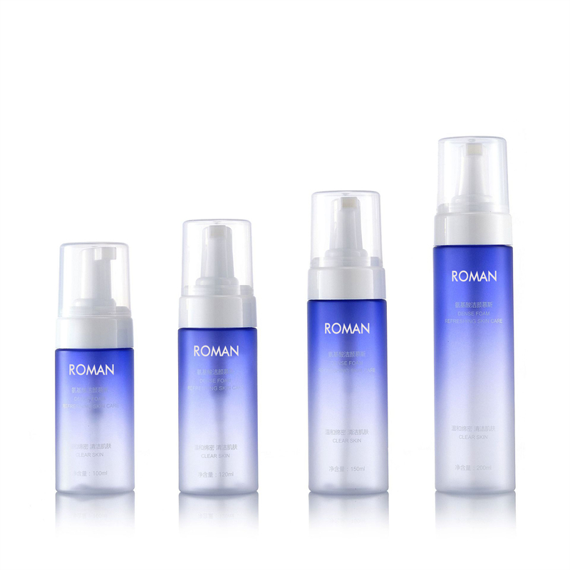 100ml 120ml 150ml 200ml PET sfumato colore blu schiuma dispenser di sapone liquido pompa schiumogena bottiglia gel doccia bottiglia per lavaggio a mano forniture per il bagno 100ml 120ml 150ml 200ml PET sfumato colore blu schiuma dispenser di sapone liquido pompa schiumogena bottiglia gel doccia bottiglia per lavaggio a mano forniture per il bagno