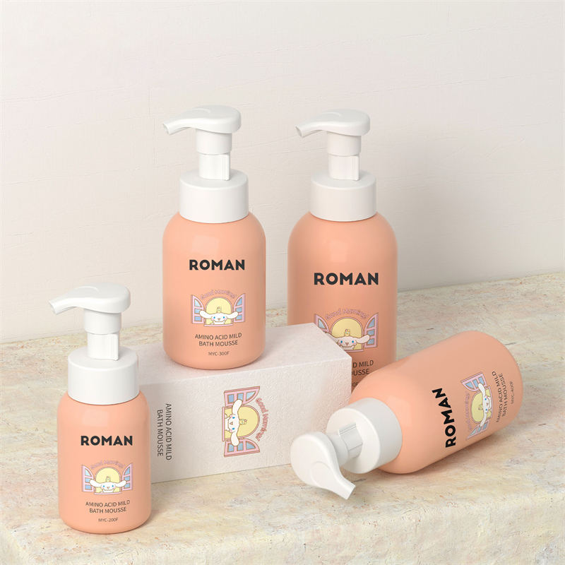 Bottiglia di sapone in schiuma per imballaggio shampoo per baby shower da 200 ml 300 ml 400 ml 500 ml con pompa per bambini Bottiglia di sapone in schiuma per imballaggio shampoo per baby shower da 200 ml 300 ml 400 ml 500 ml con pompa per bambini