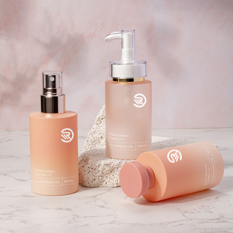 Svuota 100 ml 200 ml 300 ml 400 ml Shampoo cosmetico Crema per il viso Toner Spremere bottiglie di plastica PE con coperchio ribaltabile