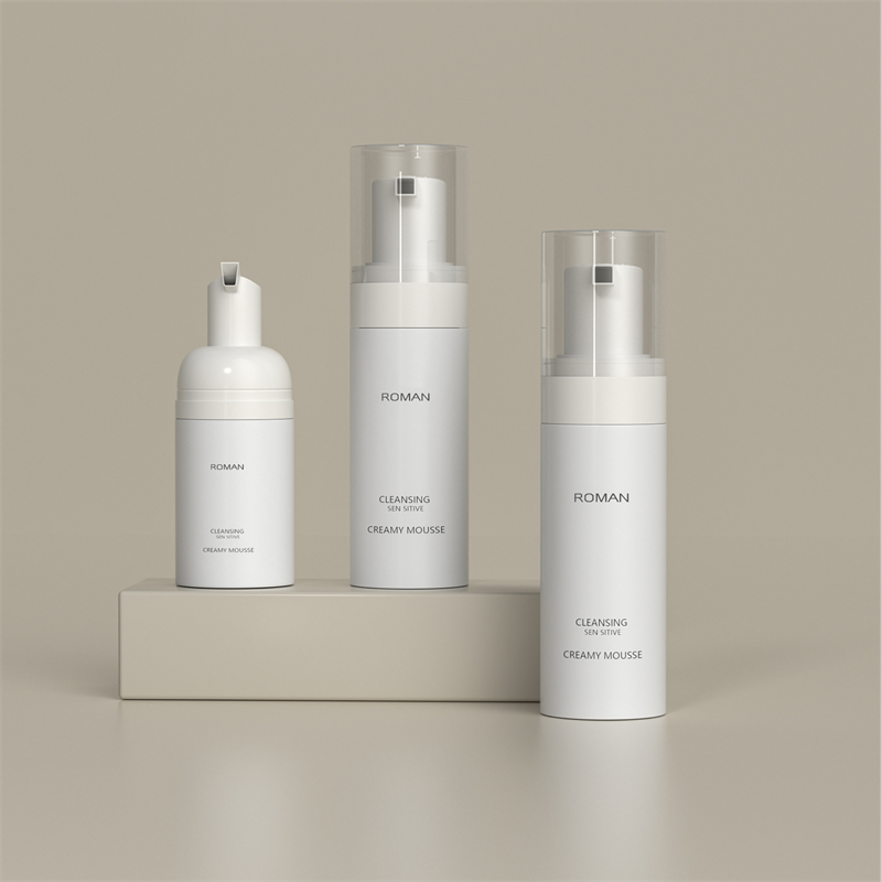 Dispenser di sapone in schiuma bianca pura vuota portatile da 50 ml 100 ml 120 ml 150 ml 200 ml Piccola bottiglia di plastica per lavaggio e lavaggio del viso da barba da uomo