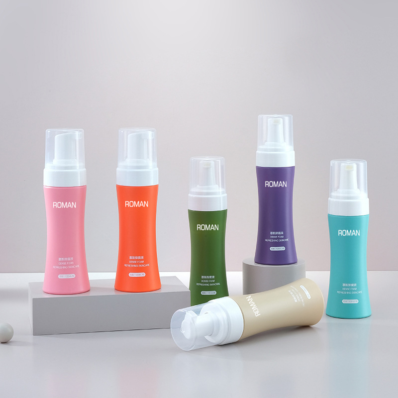 Bottiglia di mousse schiumogena liquida disinfettante per le mani detergente viso 100ml 120ml 150ml 200ml Dispenser di sapone liquido Bottiglia di schiuma a vita sottile