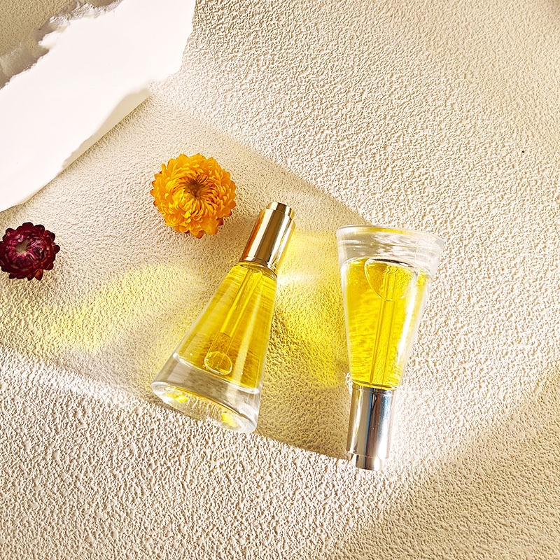 Flacone di olio essenziale con contagocce cosmetico in vetro conico Flacone di olio essenziale con contagocce cosmetico in vetro conico