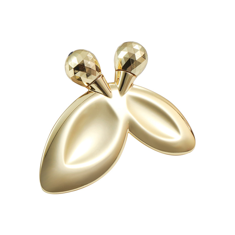 Rullo per massaggio facciale a forma di farfalla in lega di zinco Rullo per massaggio facciale a forma di farfalla in lega di zinco