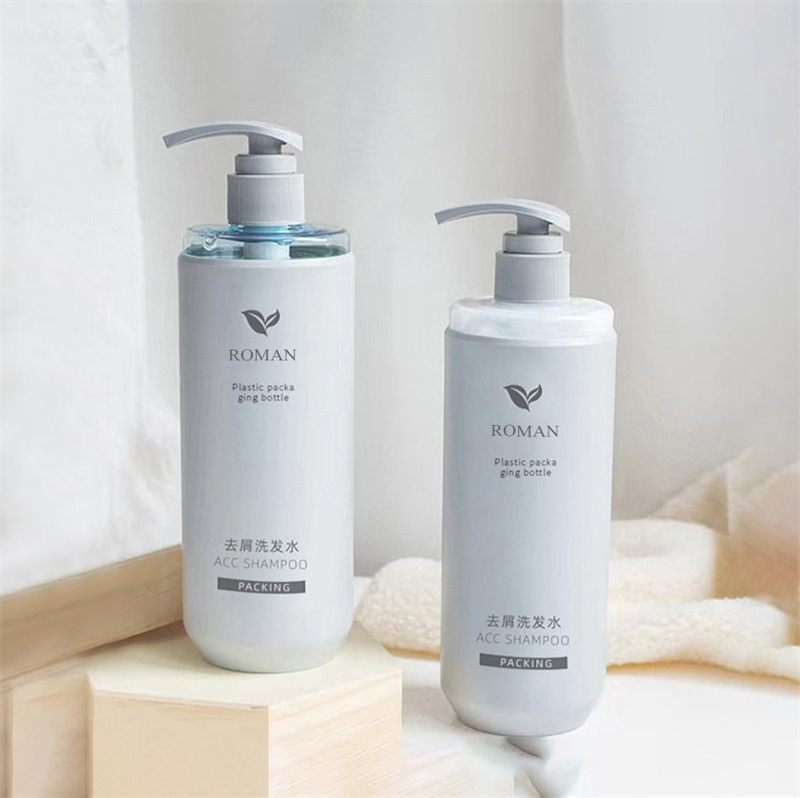 Bottiglie di plastica vuote opache soft touch nero bianco PET 500ml gel doccia lozione pompa per bottiglie di shampoo e balsamo cura dei capelli Bottiglie di plastica vuote opache soft touch nero bianco PET 500ml gel doccia lozione pompa per bottiglie di shampoo e balsamo cura dei capelli