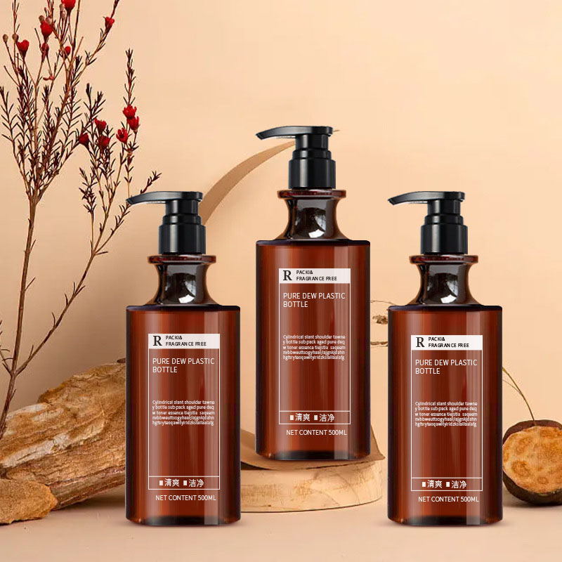 Bottiglia di lozione per il lavaggio del viso in plastica smerigliata con collo curvo di fascia alta per bottiglia di toner per la cura della pelle 100ml 200ml 300ml 500ml con tappo a sfera Bottiglia di lozione per il lavaggio del viso in plastica smerigliata con collo curvo di fascia alta per bottiglia di toner per la cura della pelle 100ml 200ml 300ml 500ml con tappo a sfera