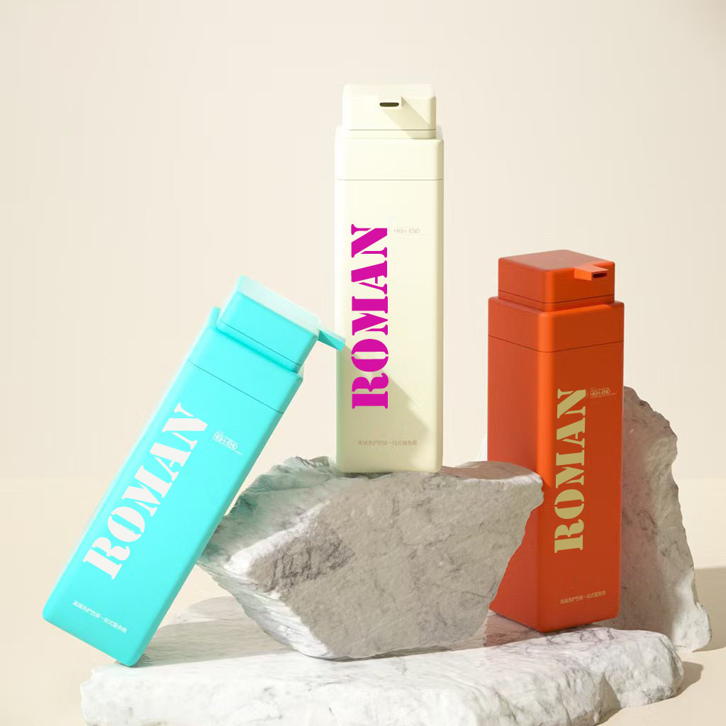 Flacone di shampoo per olio per il corpo in plastica vuota di lusso 300ml 500ml 750ml Flacone per pompa per lozione cosmetica glassata per gel doccia al latte Flacone di shampoo per olio per il corpo in plastica vuota di lusso 300ml 500ml 750ml Flacone per pompa per lozione cosmetica glassata per gel doccia al latte