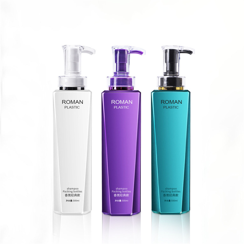 Confezione per lavaggio corpo con gel doccia per bottiglia di shampoo per lozione lunga e sottile bianca di lusso da 300 ml 500 ml con pompa dorata Confezione per lavaggio corpo con gel doccia per bottiglia di shampoo per lozione lunga e sottile bianca di lusso da 300 ml 500 ml con pompa dorata