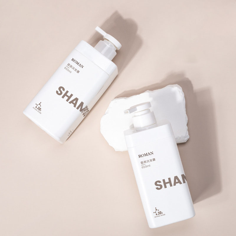 Nuovo design logo privato bianco opaco 650 ml quadrato vuoto HDPE plastica detersivo per bucato bottiglia liquida 1 litro per shampoo gel doccia Nuovo design logo privato bianco opaco 650 ml quadrato vuoto HDPE plastica detersivo per bucato bottiglia liquida 1 litro per shampoo gel doccia