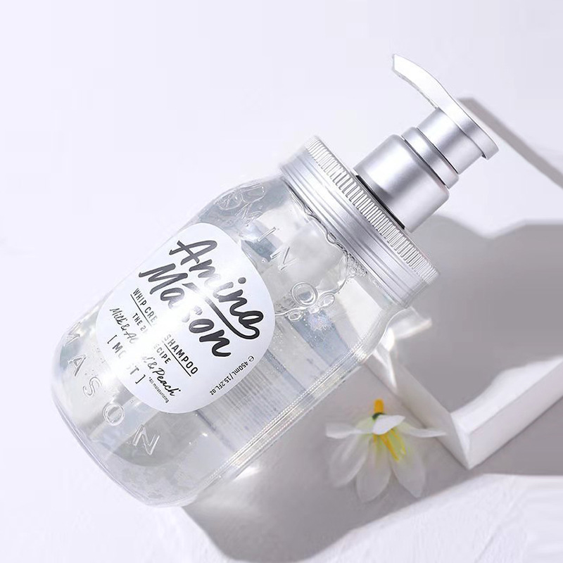 PET 450ml Bottiglia di profumo per il lavaggio del corpo Bottiglia di lozione all'anice stellato Bottiglia di shampoo per amminoacidi giapponesi Materiale del pacchetto di balsamo PET 450ml Bottiglia di profumo per il lavaggio del corpo Bottiglia di lozione all'anice stellato Bottiglia di shampoo per amminoacidi giapponesi Materiale del pacchetto di balsamo