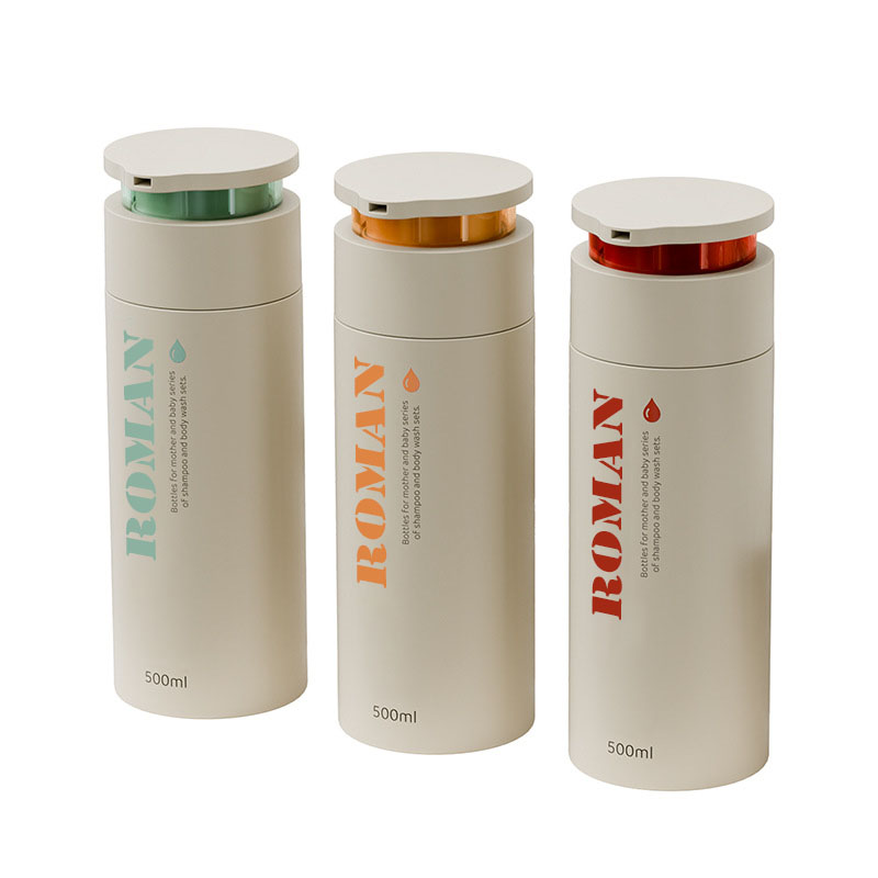 Bottiglia di crema per la cura della pelle a spalla piatta rotonda 150ml 200ml 300ml 500ml Confezione di balsamo per lozione per bambini Bottiglie di shampoo e crema per le mani per il lavaggio del corpo Bottiglia di crema per la cura della pelle a spalla piatta rotonda 150ml 200ml 300ml 500ml Confezione di balsamo per lozione per bambini Bottiglie di shampoo e crema per le mani per il lavaggio del corpo