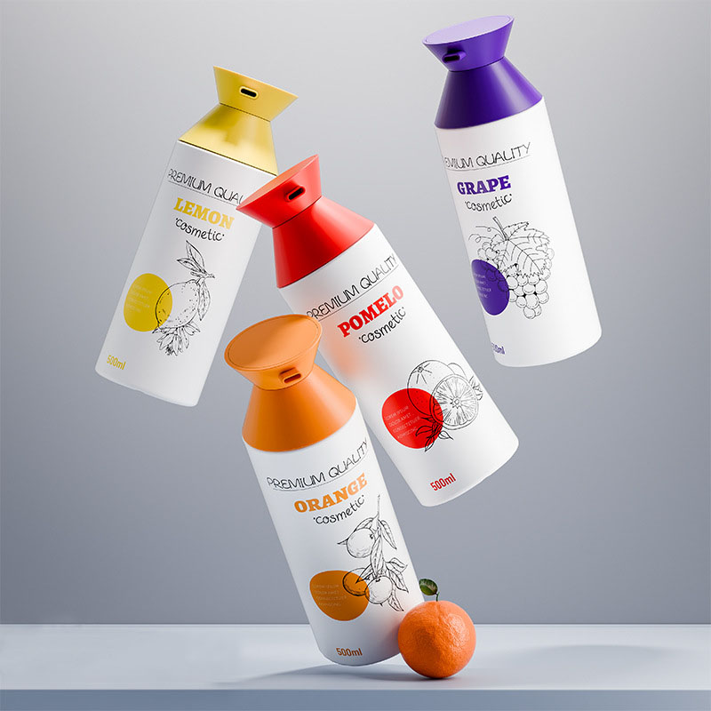 Bianco 300ml 500ml 750ml Bottiglia per pompa per shampoo Bottiglia per lozione per il lavaggio del corpo Bottiglia per gel doccia e contenitore per balsamo per capelli