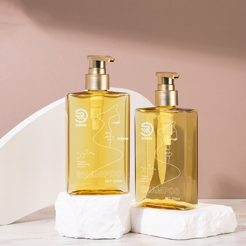 150ml 200ml Piatto Quadrato Gel Doccia Lavaggio Del Viso Lozione Per Il Corpo Balsamo Pompa Oro Bottiglia Cura Della Pelle Struccante Dispenser di Olio