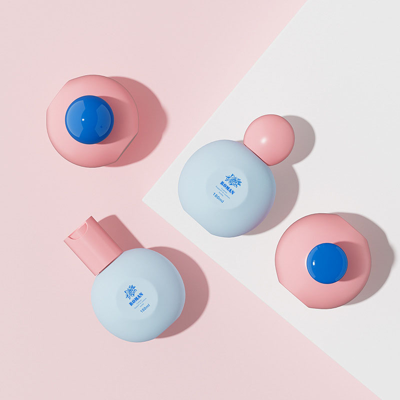 Bottiglie vuote sferiche in PE da 180 ml Bottiglia di pompa per lozione in plastica riutilizzabile di nuovo design per imballaggio cosmetico di profumo di shampoo crema Bottiglie vuote sferiche in PE da 180 ml Bottiglia di pompa per lozione in plastica riutilizzabile di nuovo design per imballaggio cosmetico di profumo di shampoo crema