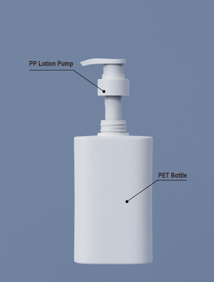 Bottiglia di shampoo in plastica PET rettangolare da 200 ml 300 ml 500 ml con chiusura con tappo a vite per maschere per il viso Profumo Oli essenziali Lozione Ciglia finte Bottiglia di shampoo in plastica PET rettangolare da 200 ml 300 ml 500 ml con chiusura con tappo a vite per maschere per il viso Profumo Oli essenziali Lozione Ciglia finte
