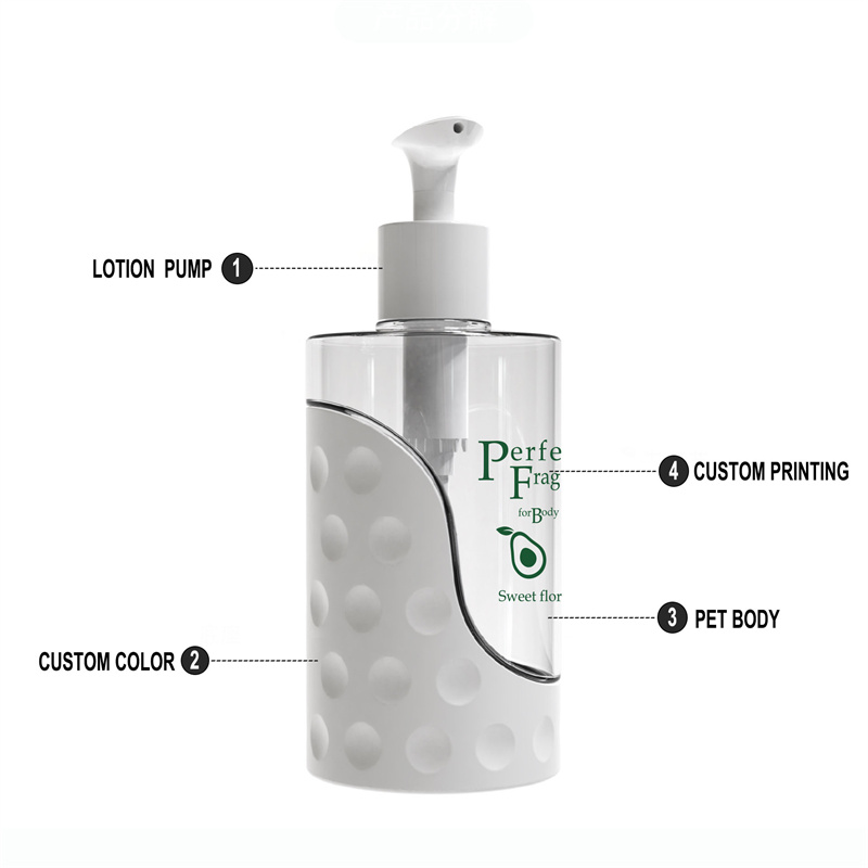 300ml 400ml 500ml Design a manica piatta per spalla Cosmetici Contenitore per lozione Shampoo Bottiglie Dispenser Cura personale Gel doccia Bottiglie di plastica 300ml 400ml 500ml Design a manica piatta per spalla Cosmetici Contenitore per lozione Shampoo Bottiglie Dispenser Cura personale Gel doccia Bottiglie di plastica