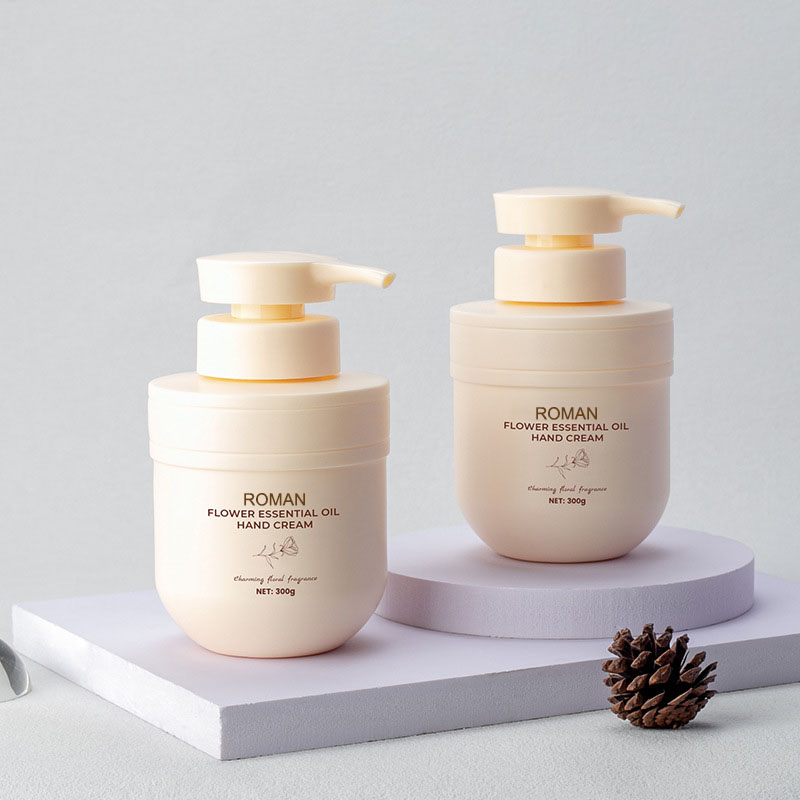 Bottiglia per il lavaggio del corpo in plastica vuota durevole in PE Confezione per la cura della pelle Bottiglia per shampoo per bambini Soft Touch Bottiglia per lozione per il corpo da 300 ml