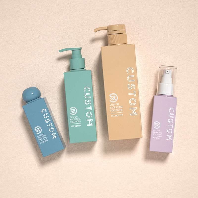 Bottiglie di lozione cosmetica trasparente satinata quadrata da 200 ml 250 ml in plastica premium per la cura della pelle Confezione di toner premium per siero con tappo a vite a forma di sfera Bottiglie di lozione cosmetica trasparente satinata quadrata da 200 ml 250 ml in plastica premium per la cura della pelle Confezione di toner premium per siero con tappo a vite a forma di sfera