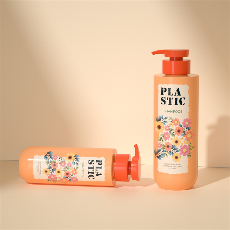 Bottiglie per shampoo e balsamo per capelli Pompa rossa in plastica Colore arancione opaco Pet Bottiglie per shampoo premium da 300 ml 500 ml con pompa Bottiglie per shampoo e balsamo per capelli Pompa rossa in plastica Colore arancione opaco Pet Bottiglie per shampoo premium da 300 ml 500 ml con pompa