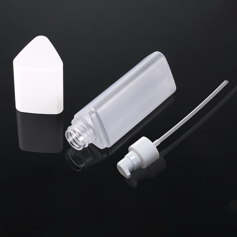 Affidabile in plastica 30ml 50ml 80ml Triangolo Shampoo Doccia Gel Contenitore Balsamo per capelli Lozione Pompa Bottiglia per detergente viso Affidabile in plastica 30ml 50ml 80ml Triangolo Shampoo Doccia Gel Contenitore Balsamo per capelli Lozione Pompa Bottiglia per detergente viso