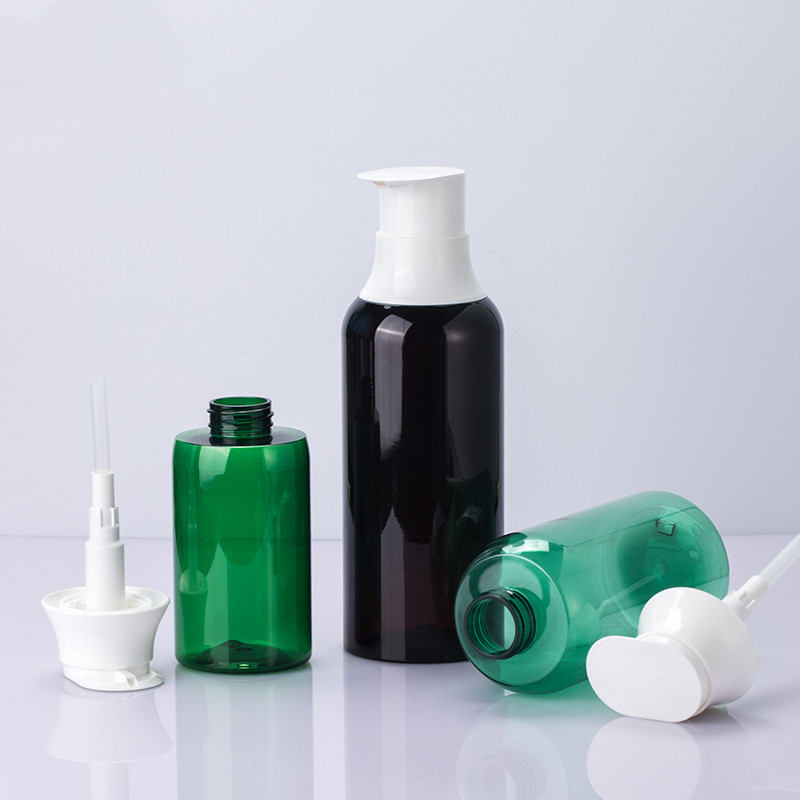 Unico verde 300ml 500ml 650ml PET Nuova forma Crema per lozione per il corpo Bottiglia vuota Bottiglia di shampoo per spalla rotonda con guarnizione della pompa per la cura della pelle Unico verde 300ml 500ml 650ml PET Nuova forma Crema per lozione per il corpo Bottiglia vuota Bottiglia di shampoo per spalla rotonda con guarnizione della pompa per la cura della pelle