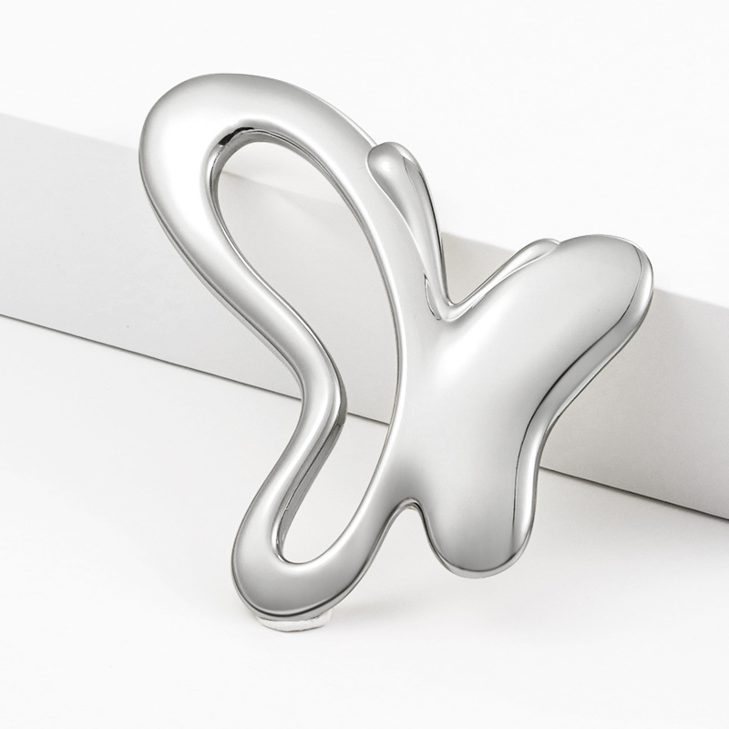 Strumento Gua Sha in lega di zinco farfalla Strumenti di bellezza portatili Massaggiatore portatile con bastoncini per crema per gli occhi