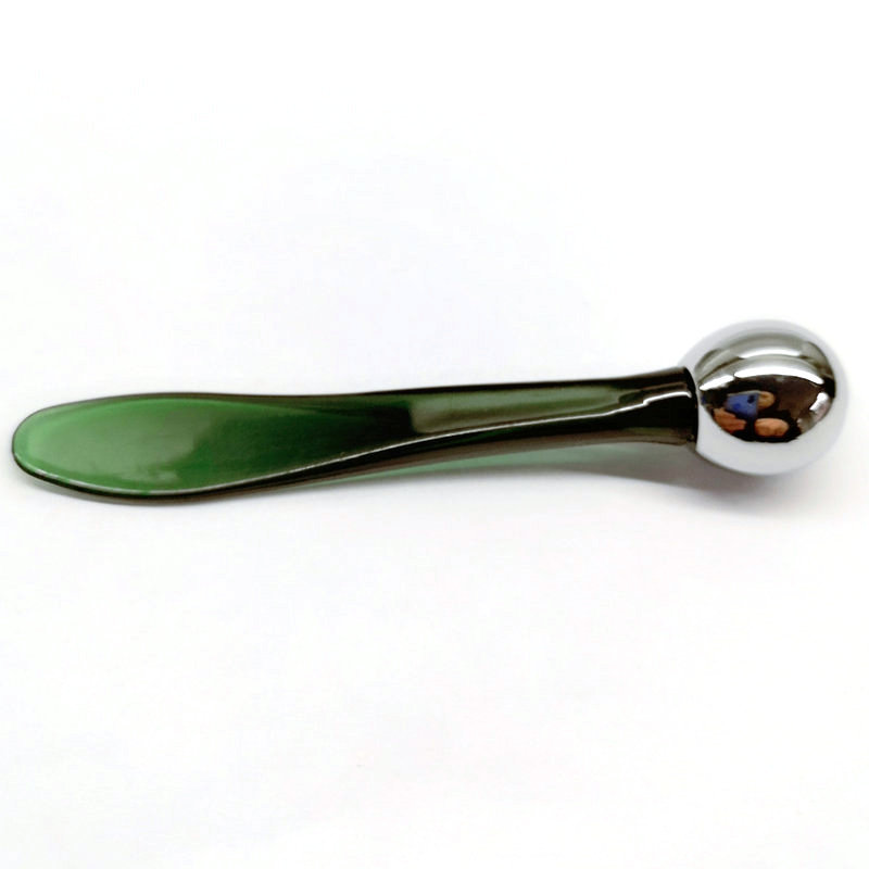 Rullo per massaggio alla crema per gli occhi Cucchiaio per trucco viso per il viso Spatola per cosmetici in mini metallo in oro rosa in acciaio inossidabile Rullo per massaggio alla crema per gli occhi Cucchiaio per trucco viso per il viso Spatola per cosmetici in mini metallo in oro rosa in acciaio inossidabile