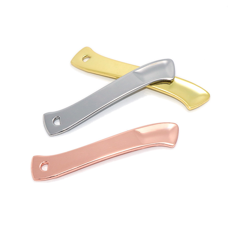 Cucchiaio spatola cosmetica riutilizzabile mini piccola in metallo dorato