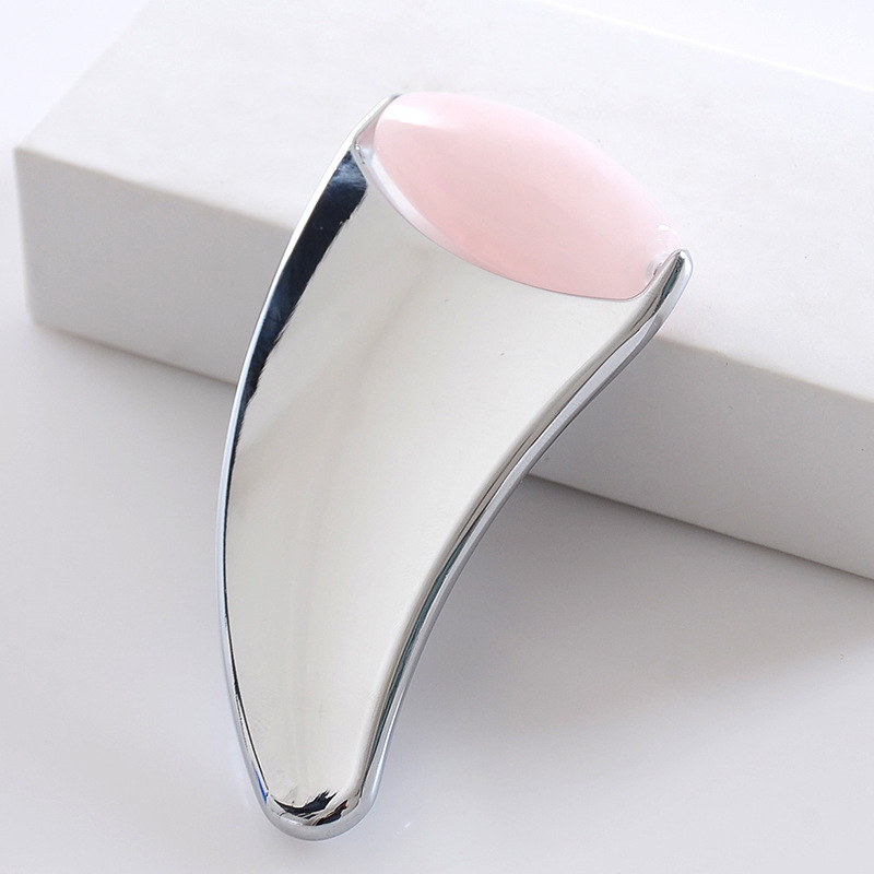 Nuovi arrivi Bastone per massaggio agli occhi per rilassarsi Anti-età Sfera a testa singola Massaggio per il corpo Strumento Guasha in metallo Rullo per il viso dei delfini Nuovi arrivi Bastone per massaggio agli occhi per rilassarsi Anti-età Sfera a testa singola Massaggio per il corpo Strumento Guasha in metallo Rullo per il viso dei delfini