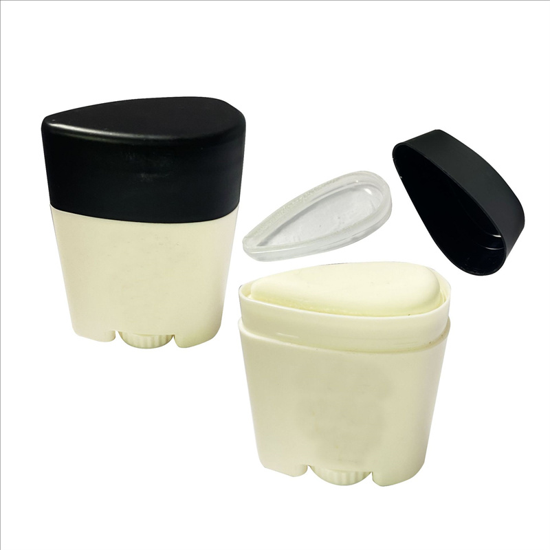 Contenitore adesivo deodorante in plastica riciclata per balsamo per il corpo