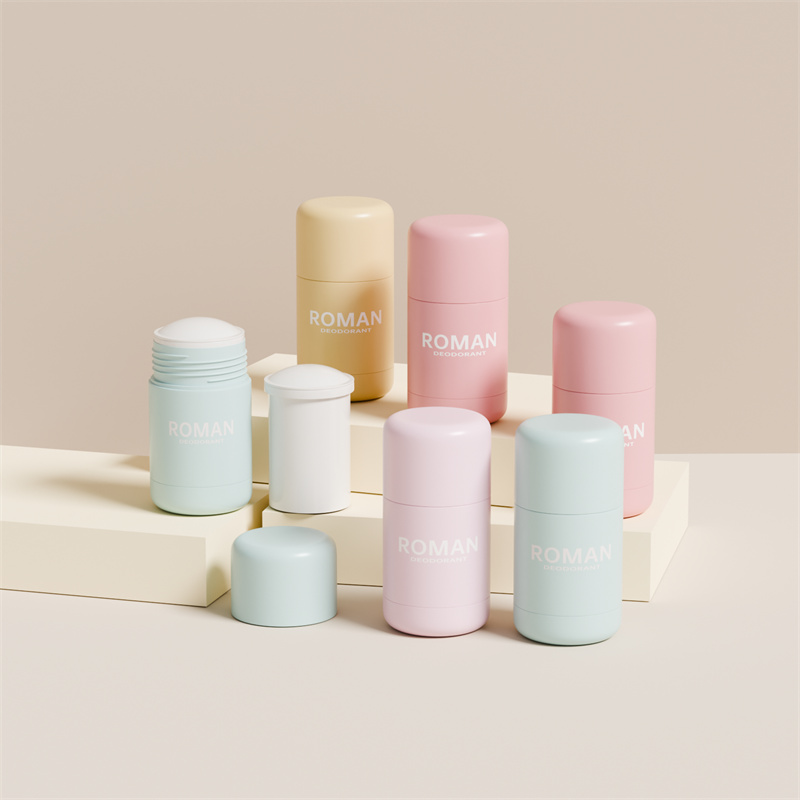 Cura della pelle Contenitore vuoto per deodorante in plastica da 30 g 50 g con flacone di imballaggio riempito Cura della pelle Contenitore vuoto per deodorante in plastica da 30 g 50 g con flacone di imballaggio riempito