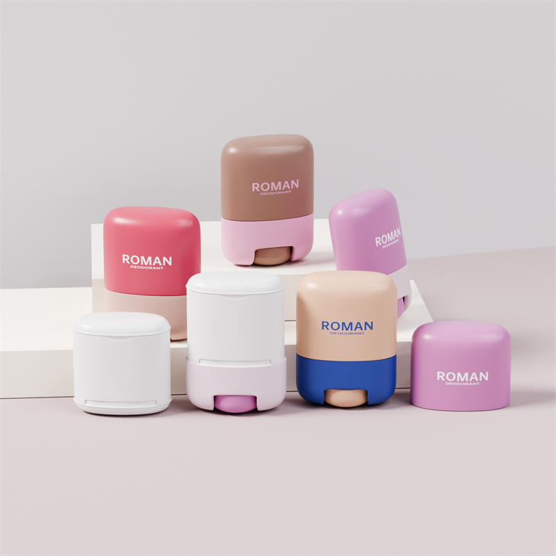 Cura della pelle Contenitore vuoto per deodorante in plastica da 30 g 50 g con flacone di imballaggio riempito Cura della pelle Contenitore vuoto per deodorante in plastica da 30 g 50 g con flacone di imballaggio riempito